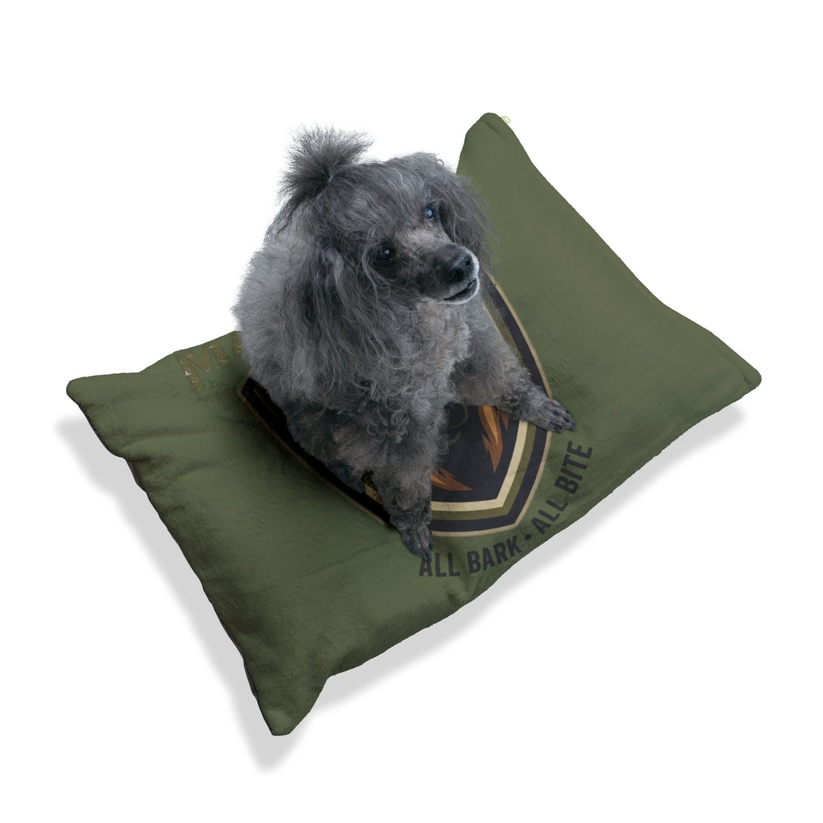 Maligator Dog Bed — ‘All Bark All Bite’ Belgian Malinois Pet Bed
