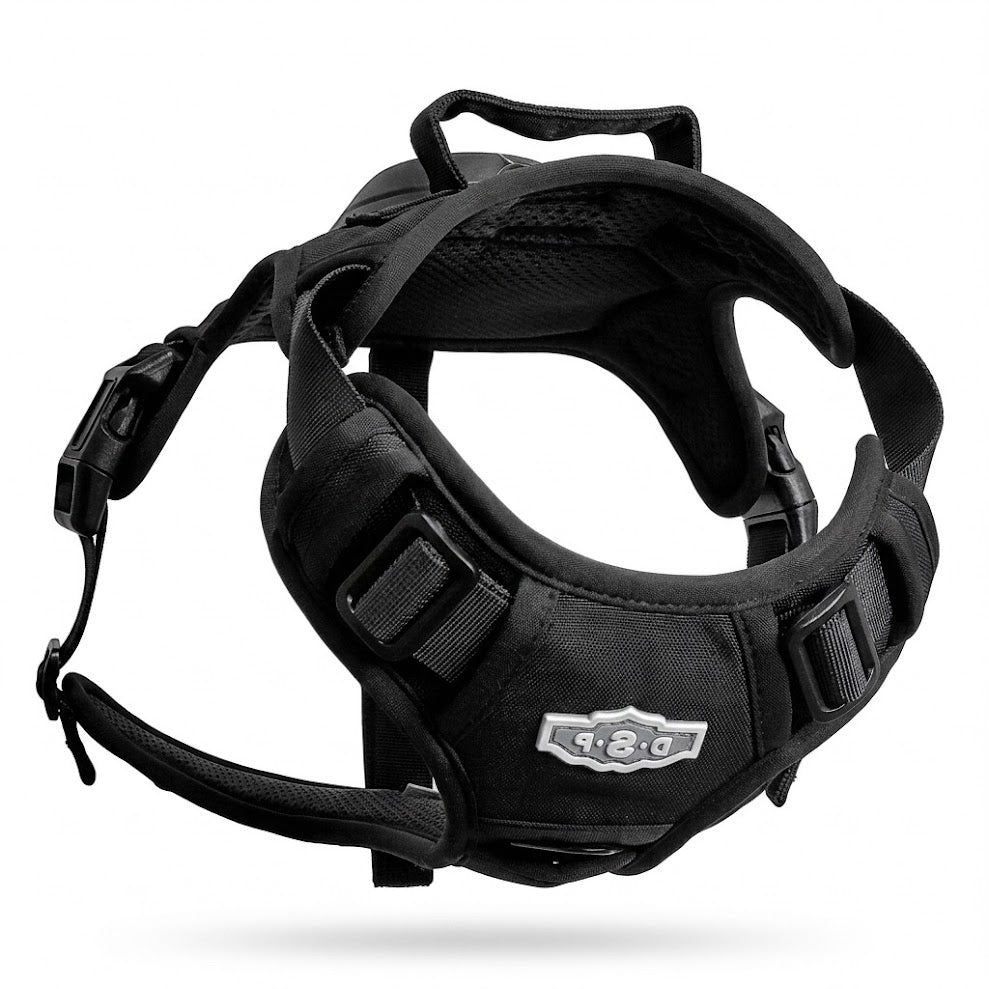 Slip-n-Clip® Professional Tactical Dog Harness with Integrated Retractable Leash