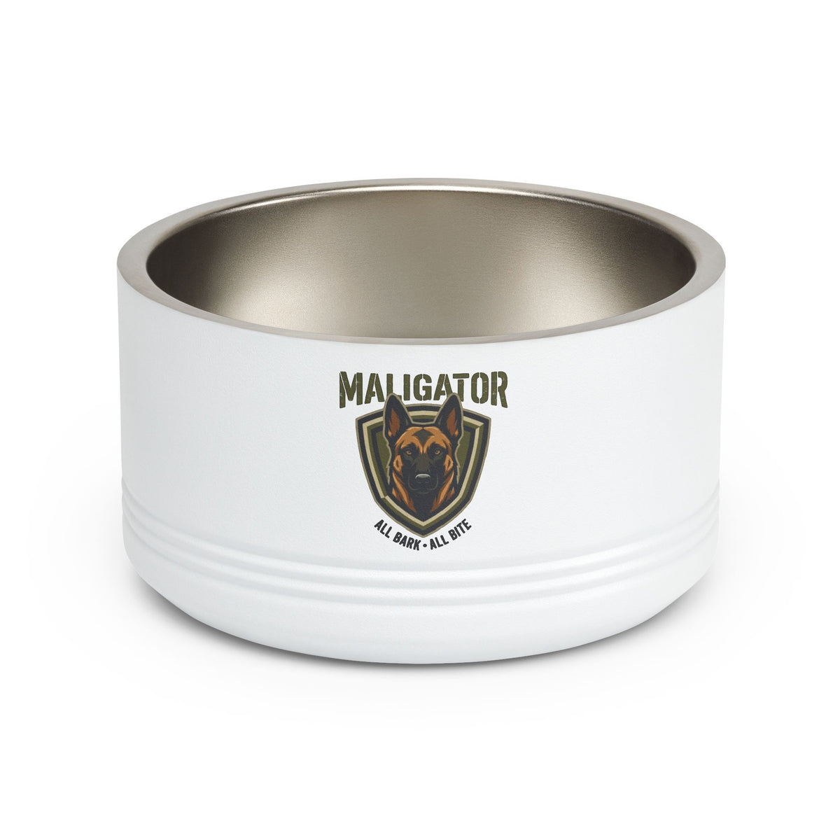 Maligator Pet Bowl — 18oz Stainless Steel Dog Bowl with Tactical Logo