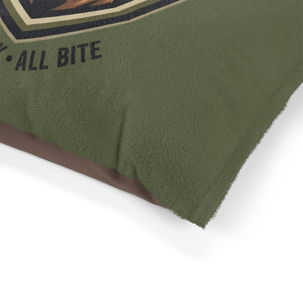 Maligator Dog Bed — ‘All Bark All Bite’ Belgian Malinois Pet Bed