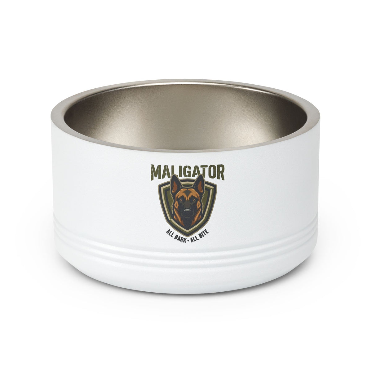 Maligator Pet Bowl — 18oz Stainless Steel Dog Bowl with Tactical Logo