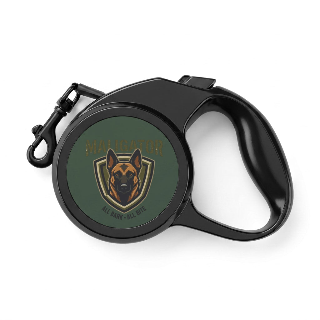 Retractable Pet Leash — Tactical Belgian Malinois Design, 16ft Extendable Dog Lead