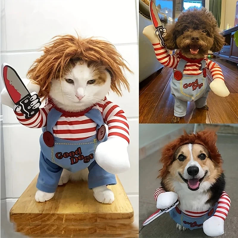 Bloody Doll Dog Costume