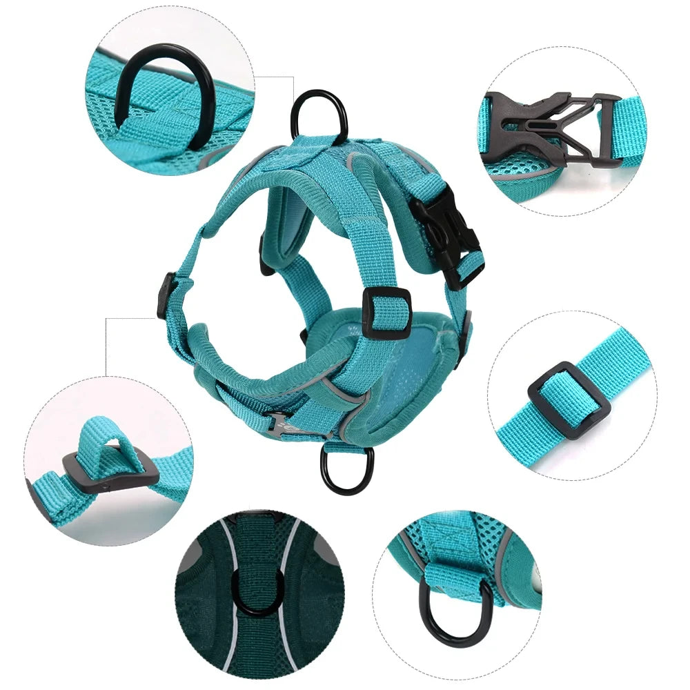 Reflective Breathable Cat Harness