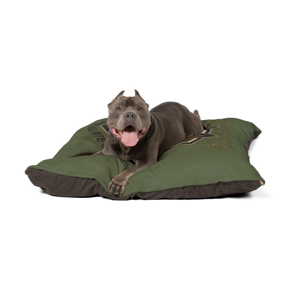 Maligator Dog Bed — ‘All Bark All Bite’ Belgian Malinois Pet Bed