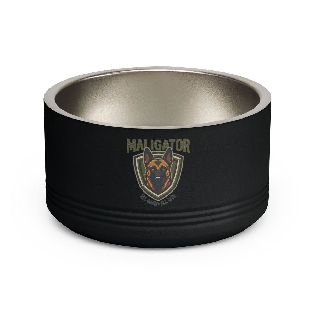 Maligator Pet Bowl — 18oz Stainless Steel Dog Bowl with Tactical Logo