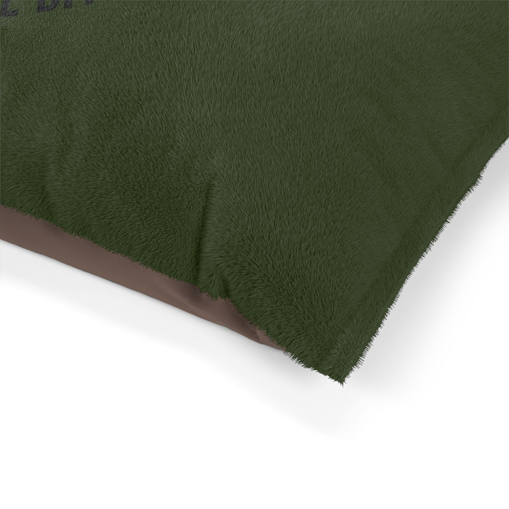 Maligator K9 Pet Bed — Military Green Dog Bed with German Shepherd Shield Design