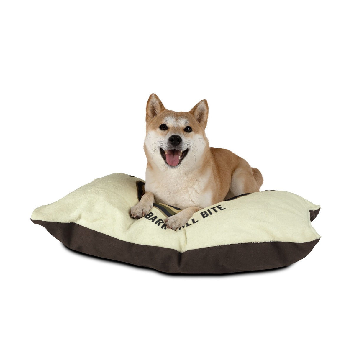 Maligator Dog Bed – "All Bark · All Bite" Plush Pet Pillow for German Shepherds & Large Breeds