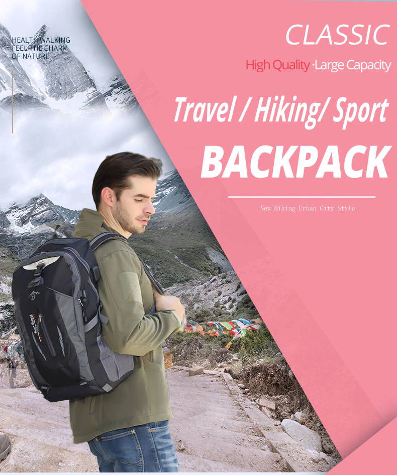 Men Women Travel Backpack Rucksack Camping Laptop Hiking School