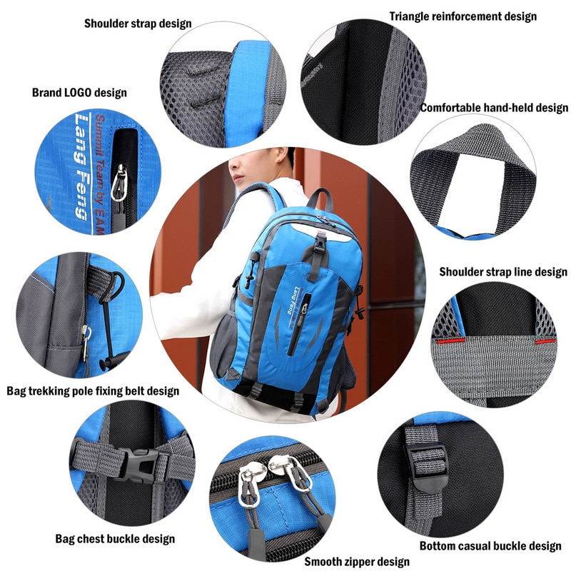 Men Women Travel Backpack Rucksack Camping Laptop Hiking School