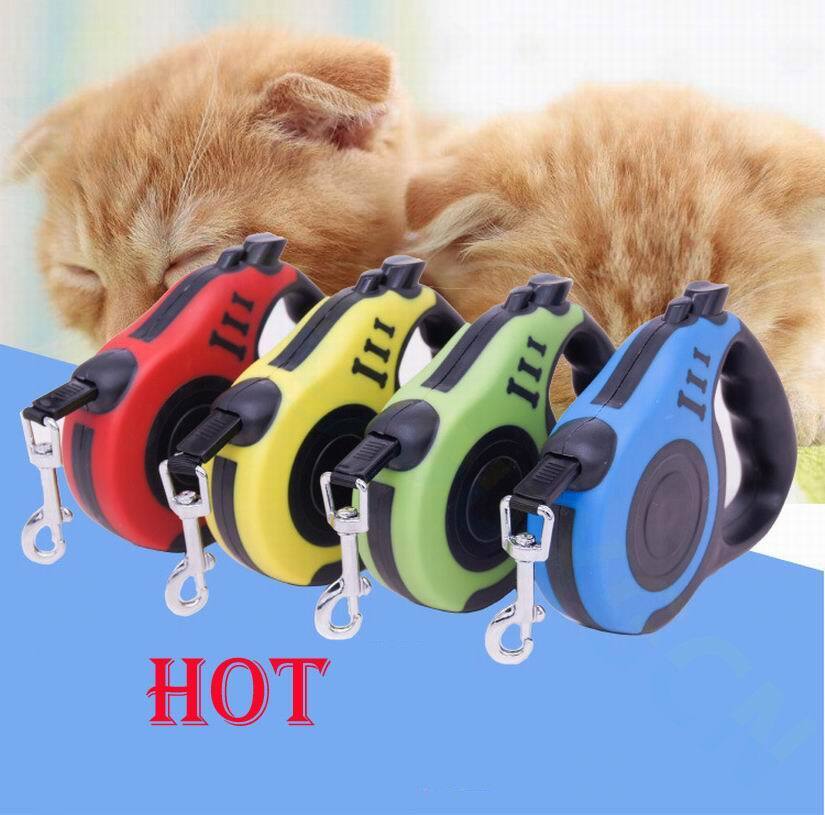 Automatic Retractable Dog Leash Pet Collar Automatic Walking,16.5FT