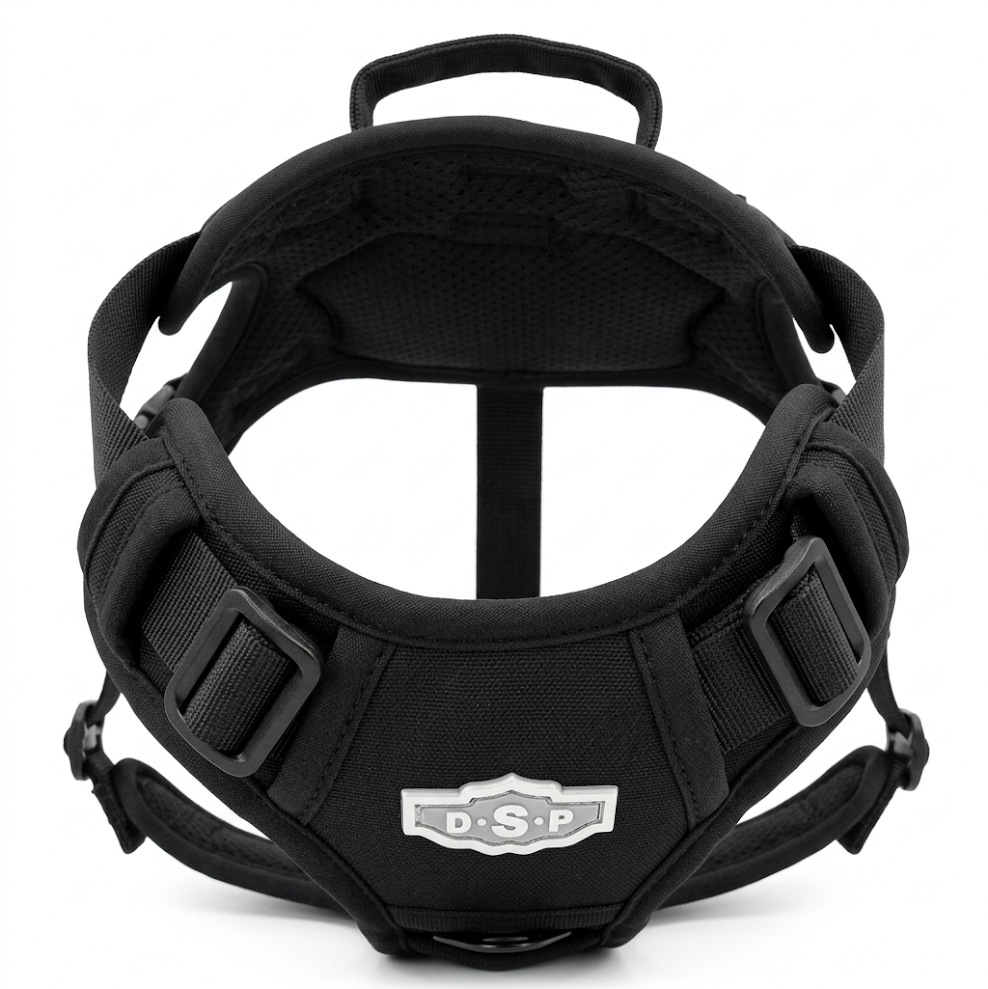 Slip-n-Clip® Professional Tactical Dog Harness with Integrated Retractable Leash