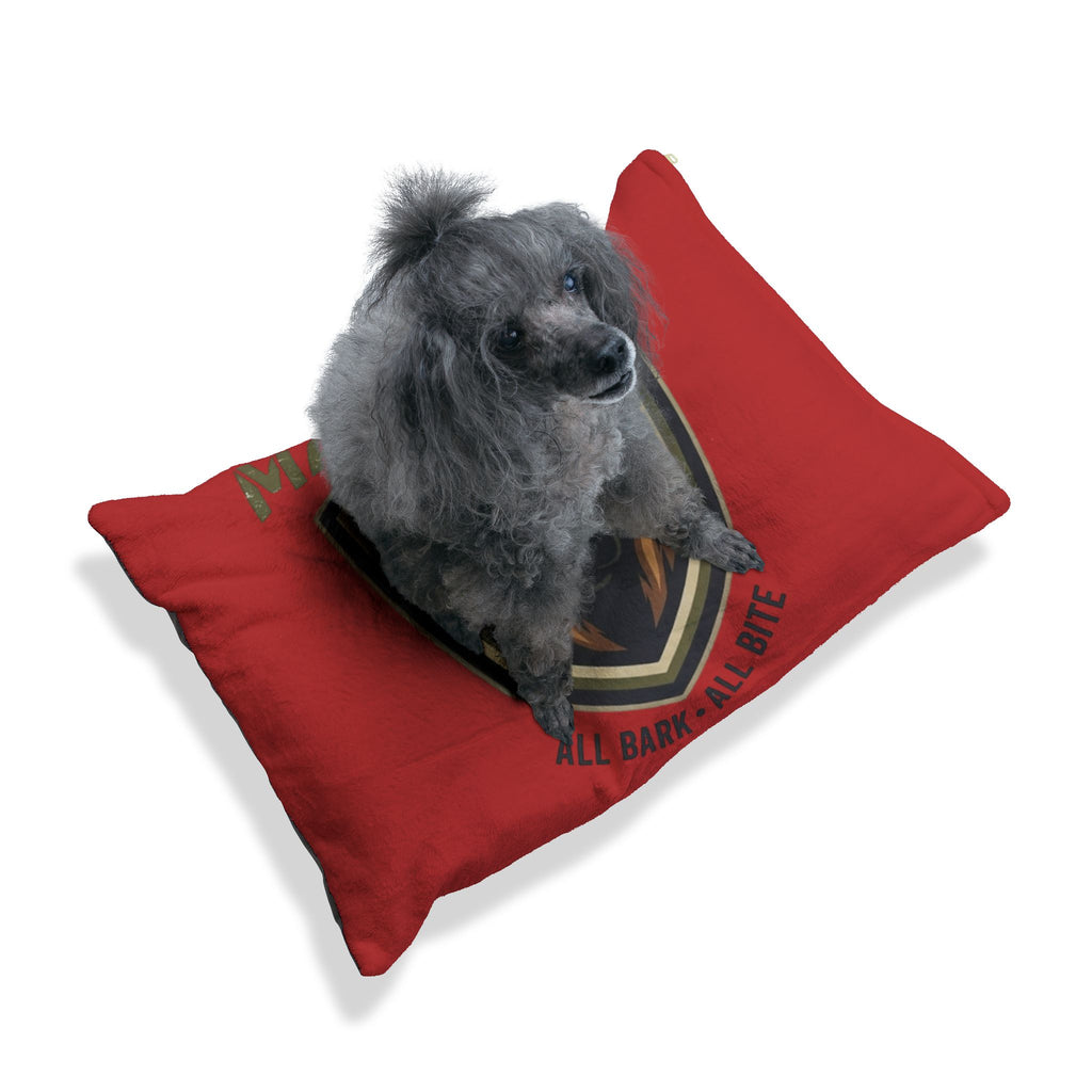 Maligator Dog Bed — ‘All Bark All Bite’ Belgian Malinois Pet Bed