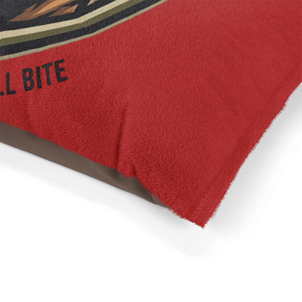 Maligator Dog Bed — ‘All Bark All Bite’ Belgian Malinois Pet Bed