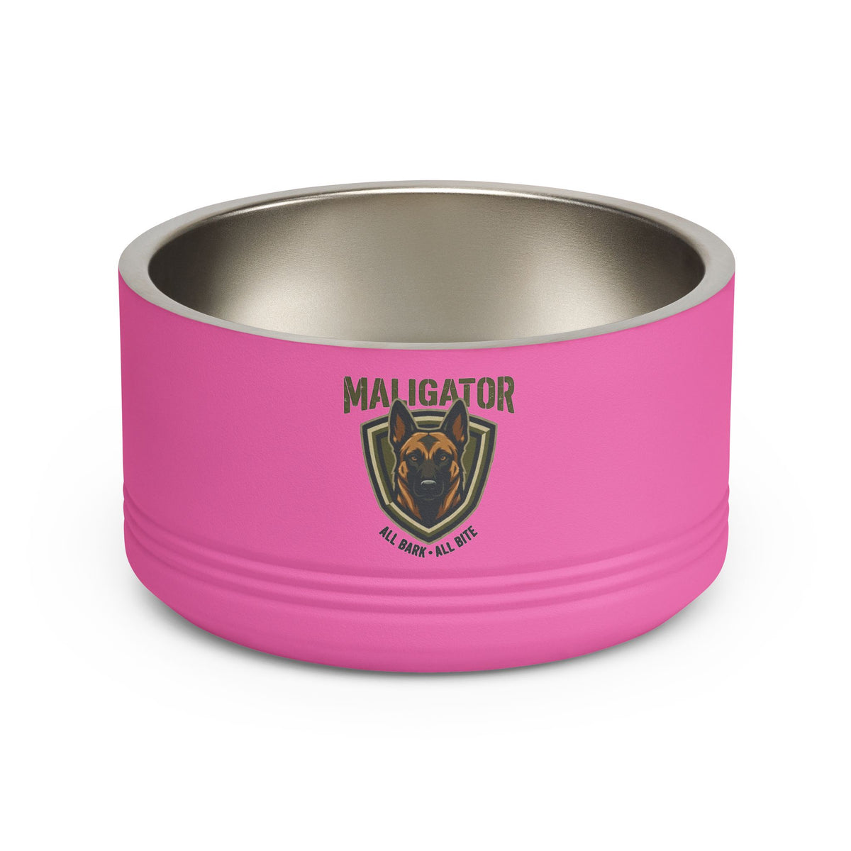 Maligator Pet Bowl — 18oz Stainless Steel Dog Bowl with Tactical Logo