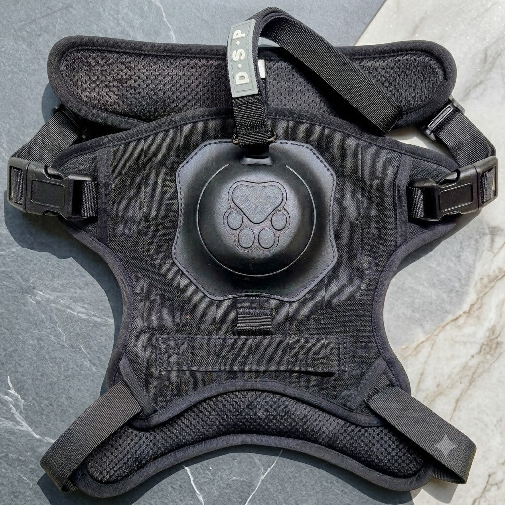 Slip-n-Clip® Professional Tactical Dog Harness with Integrated Retractable Leash
