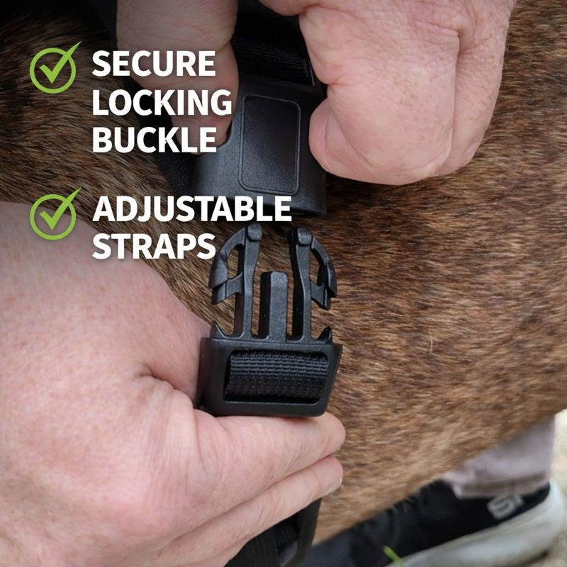 Slip-n-Clip® Professional Tactical Dog Harness with Integrated Retractable Leash