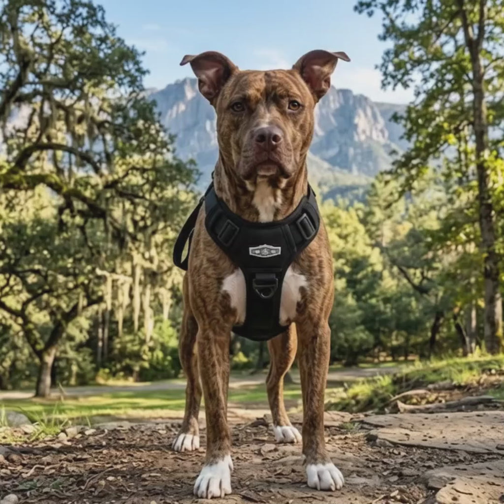 Slip-n-Clip® Professional Tactical Dog Harness with Integrated Retractable Leash