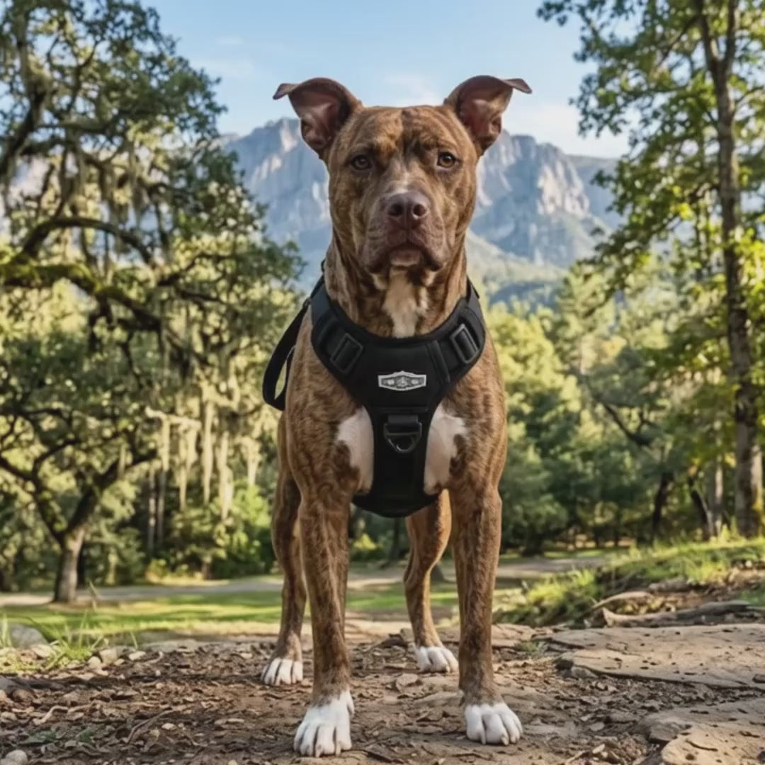 Slip-n-Clip® Professional Tactical Dog Harness with Integrated Retractable Leash