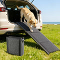 Heavy-Duty Folding Dog Car Ramp – Non-Slip Felt Surface