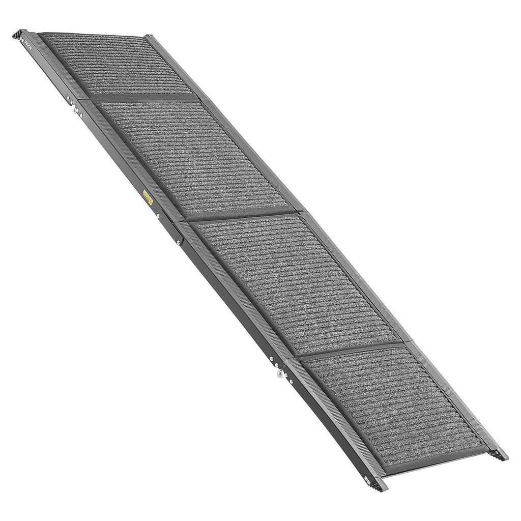 Heavy-Duty Folding Dog Car Ramp – Non-Slip Felt Surface