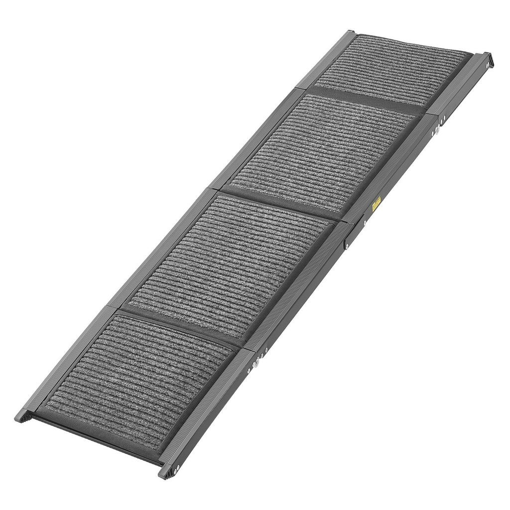 Heavy-Duty Folding Dog Car Ramp – Non-Slip Felt Surface